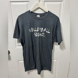 Girlie Girl Originals VolleyBall Squad Gray T Shirt. Women’s Size Large.